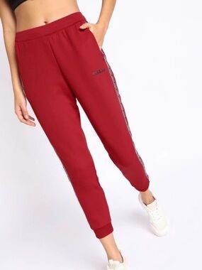 Adidas Maroon Joggers - S